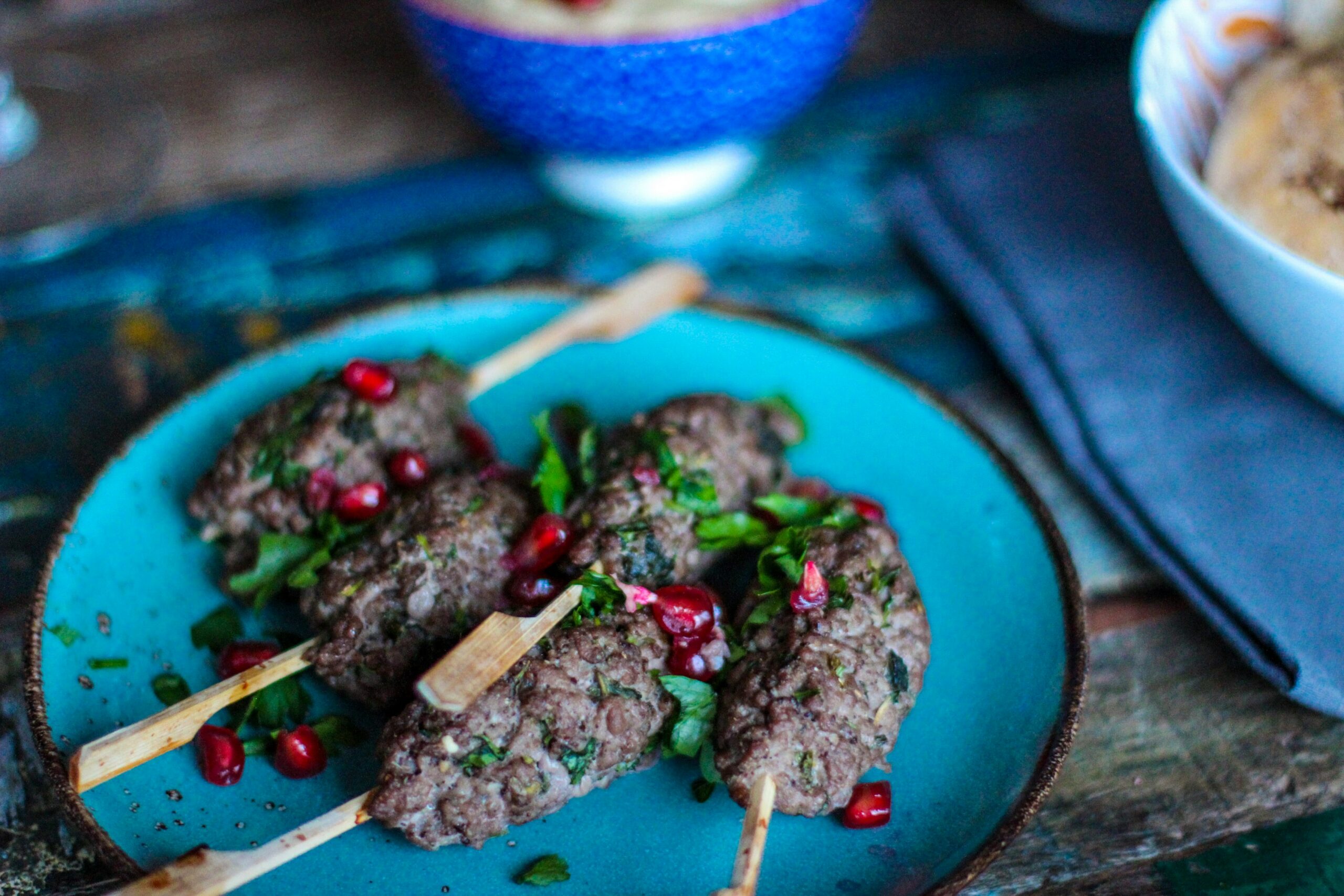 grilled meats on plate